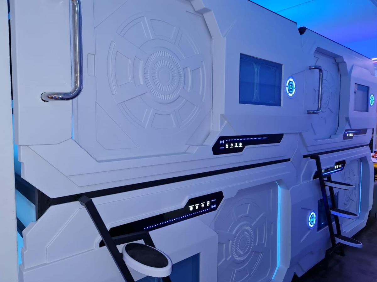 Galaxy Pods Capsule Hotel Boat Quay Singapur Dış mekan fotoğraf